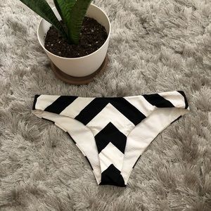 Ripcurl Black & White Swim Bottom 6